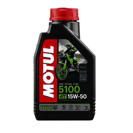 ACEITE MOTUL 5100 15W50 4T SEMISINTETICO
